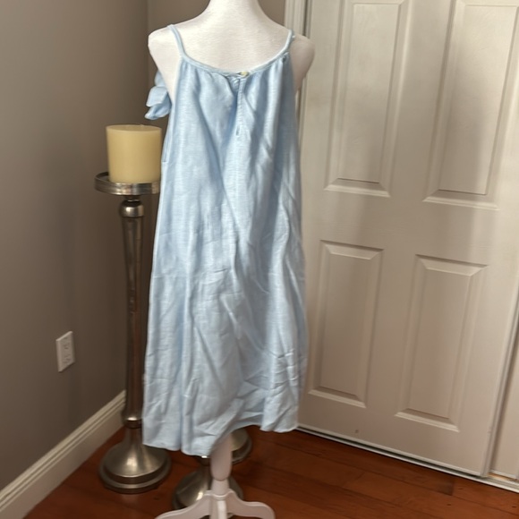 100% Linen Midi Dress - Picture 3 of 5